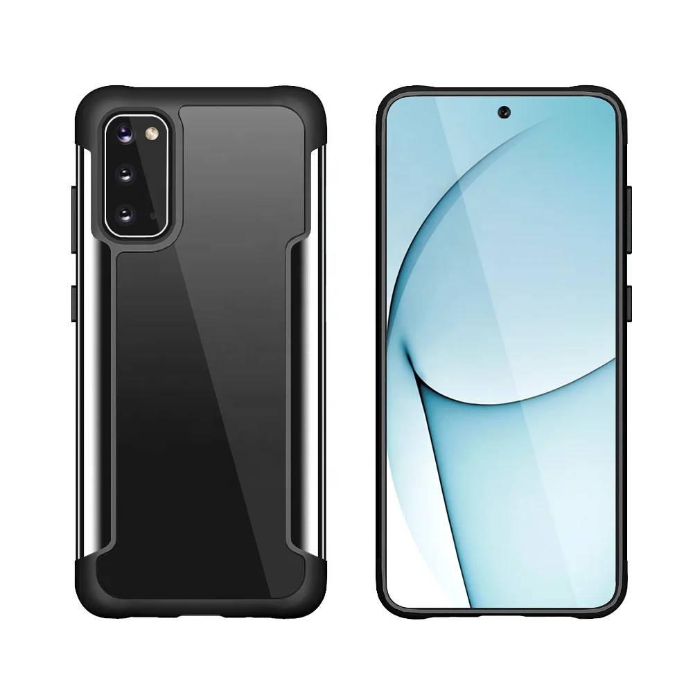 

Manufacture Custom Clear PC Cover Mobile Phone Case for Samsung S20 360 Protective Phone Accessories for Samsung S20 Pro, Transparent