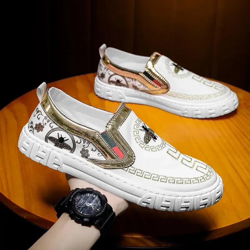 

Men's Loafers Slip on Men Shoes Luxury Casual Brand Shoes