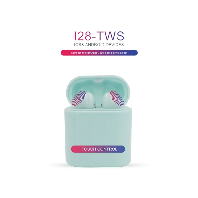 i28 TWS Wireless Bluetoothes Headphones Music Sport Headset with Charging Box for Samsung iphone xiaomi Huawei Earphones