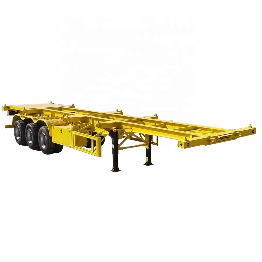 

20ft 40ft Container Shipping 2 Axles 3 Axles Container Skeleton Semi Trailer, Customers optional