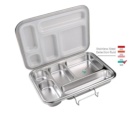 

Amazon eco friendly BPA Free Leakproof dishwasher safe 5 compartment kids children bento lunch box for adults, Original/customize