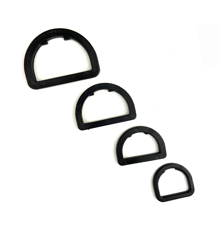 

Backpack Slotted POM Plastic D-Ring Buckle Factory Price Backpack Accessories Plastic D ring Buckle, Customized