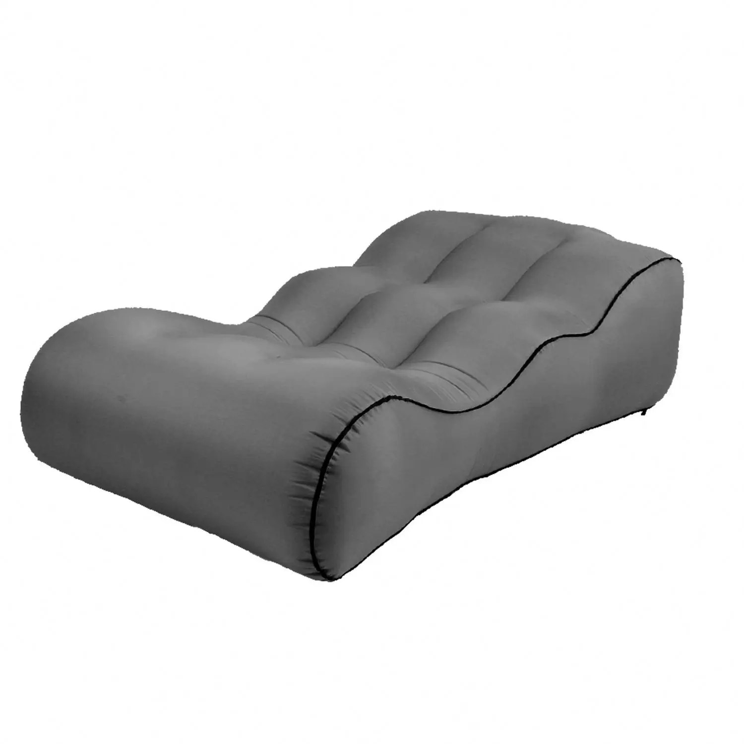 

High Quality Air Sofa Laybag Sleeping Bag Chair Lazy Inflatable Outdoor Air Sofa Bed, As picture,customized