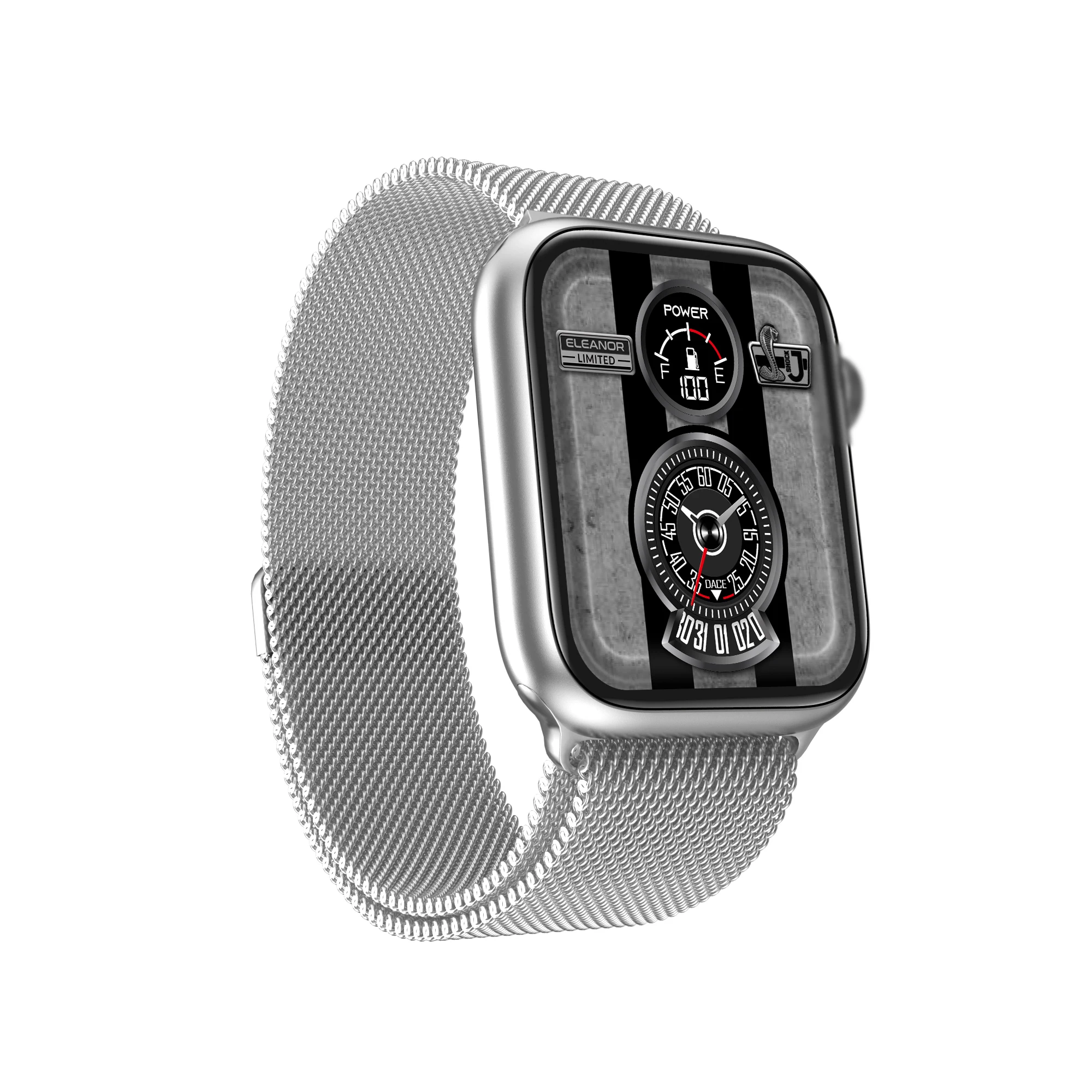 

F20 China usb charger wide screen magnetic smart watch for wholesale dropshipping, Black/blue/pink