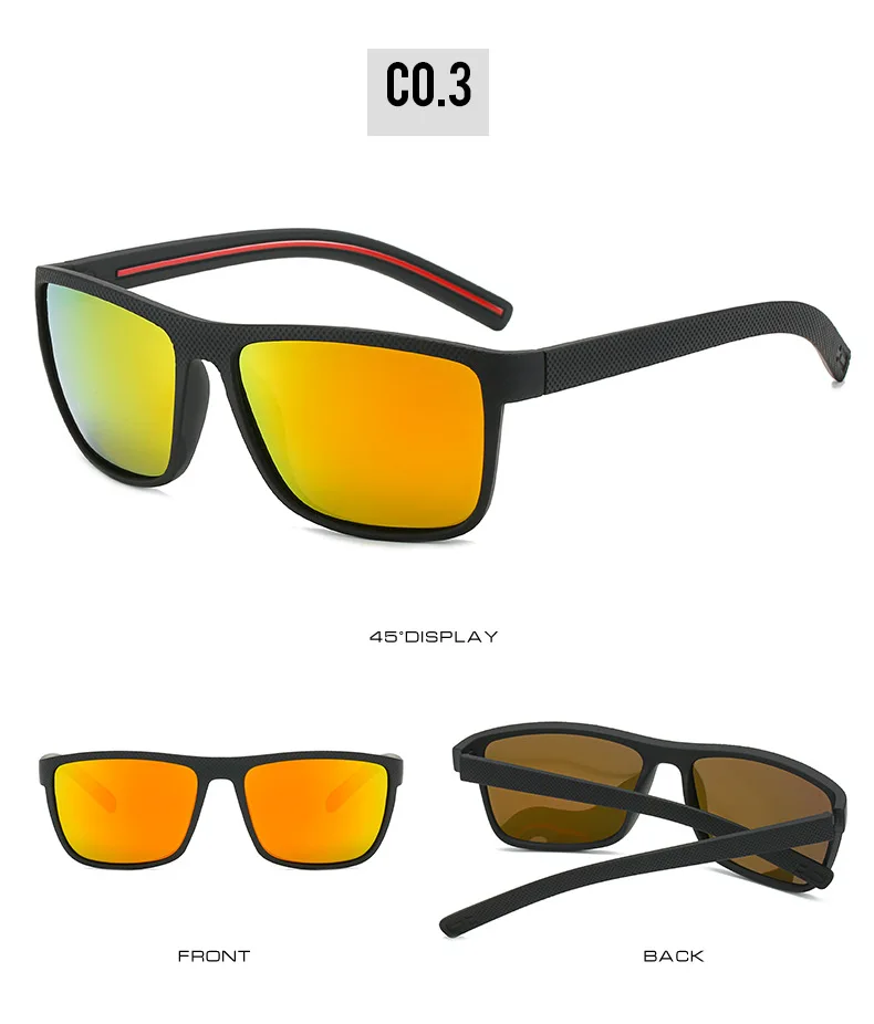 Cheap Lentes De Sol Cycling Driving Square Men Sports Sunglasses Polarized