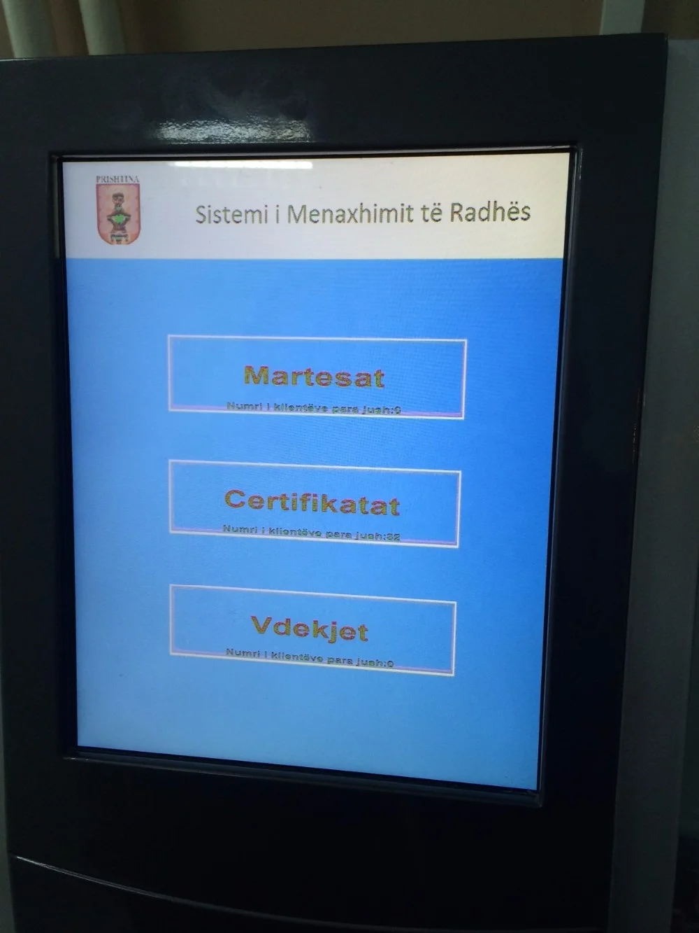 Bank Electronic Wireless Touch Screen Queue Ticket Management System Token Number Queuing Kiosk Machine Q System