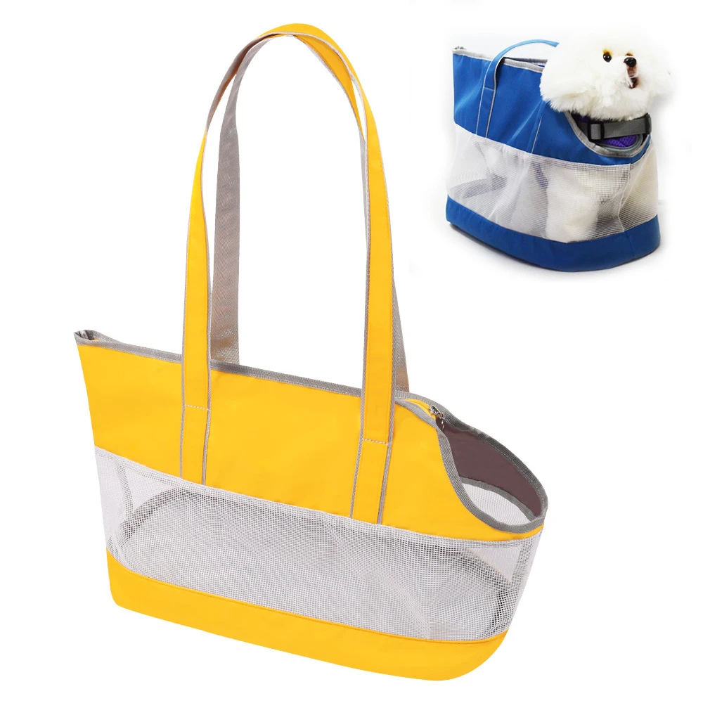 

Outdoor Dog Bags Travel Pet Stripe Breathable Cat Carrier Bag Colorful Handle Easy Carry Pet Bag for Traveling