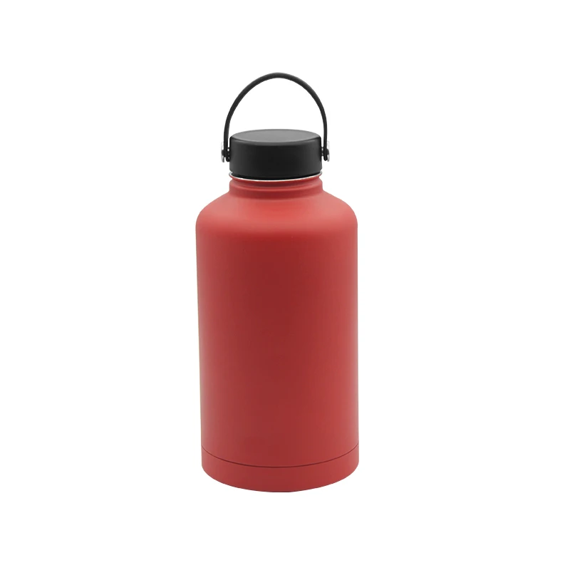 

Eco-friendly Portable double wall water bottle stainless steel 304 vacuum flask with big open mouth