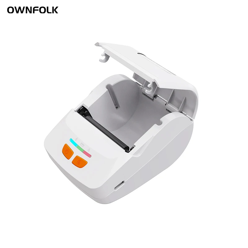 

OWNFOLK Thermal label printer 58mm PT230 mini thermal printer portable thermal sticker label portable printer