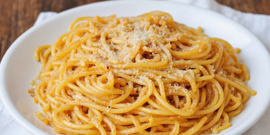 Spaghetti dishes with different sauce styles