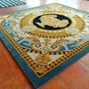 high quality italy design yellow color handmade carpet wool for living room bed room guest room