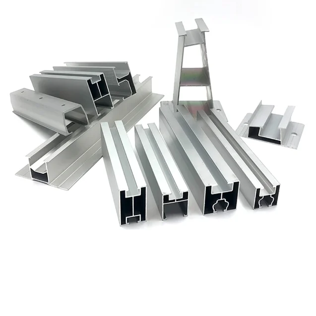 SceneX Solar SS-SPR-01 OEM Aluminum Anodized Solar Rail PV Support Solar Panel Roof Mounting Brackets 10-Year Warranty Mount
