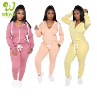 

Active Workout Sport Wear 2 Piece Set Women Crop Top Fitness Clothing Hoodie Outfit Gym Apparel Activewear Sport Suit