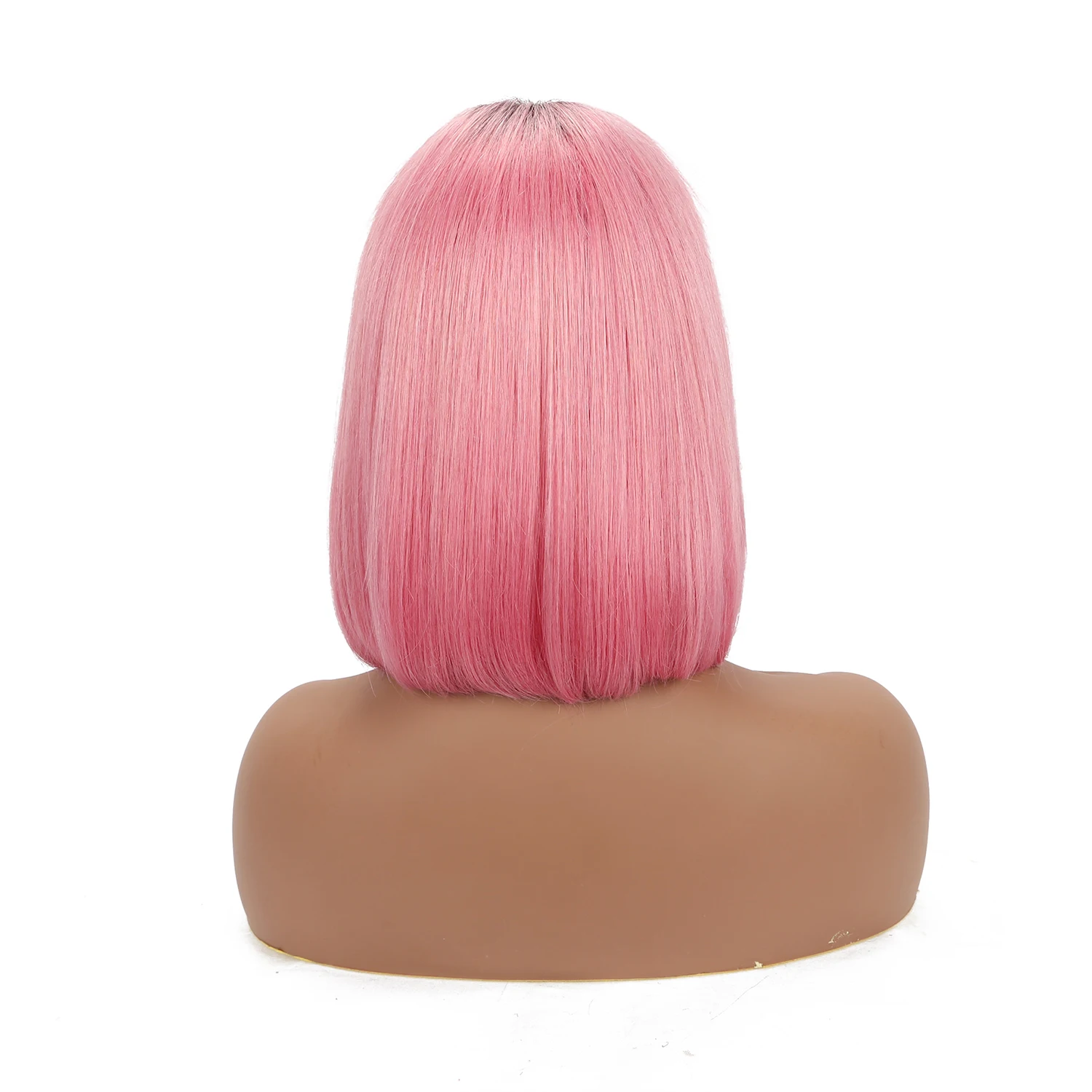 

100% Human Hair Bob Straight Short Hair Front Lace Wig For Women