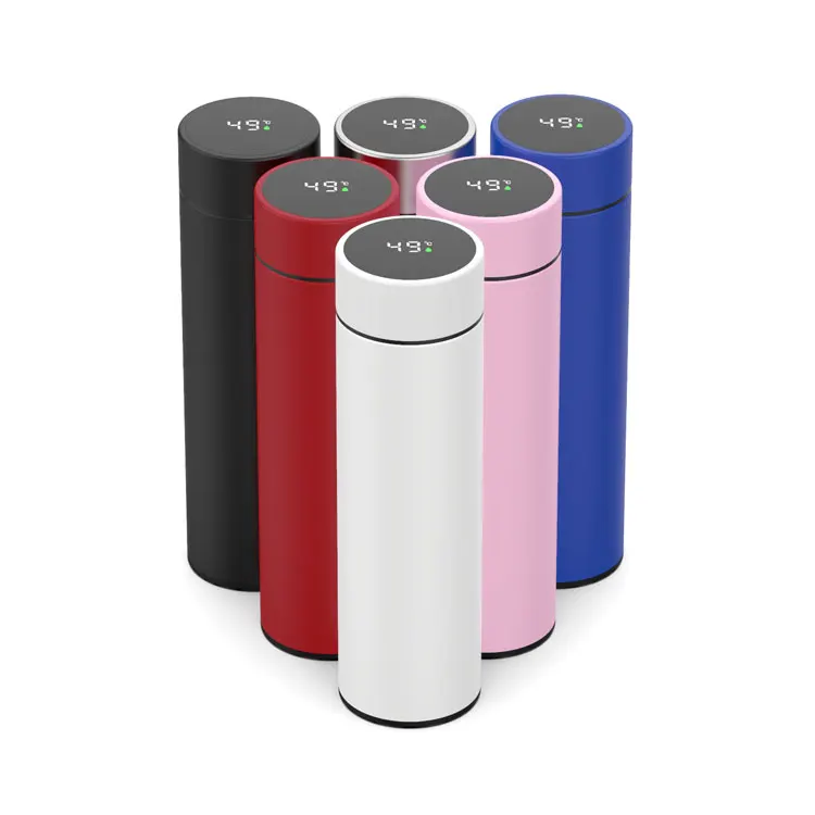 

500ml LED temperature display stainless steel outdoor sport vacuum insulated flask, Customized color