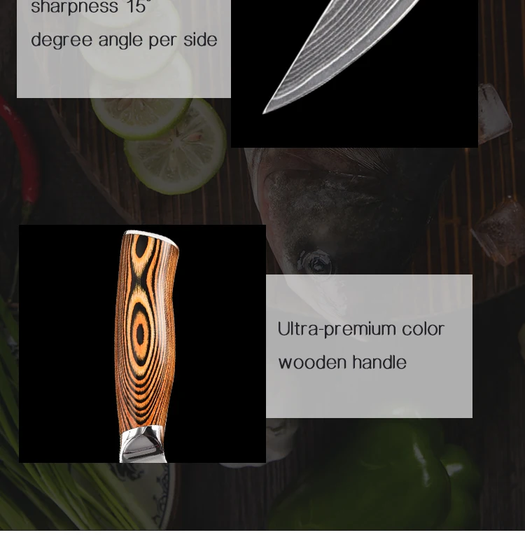 67 Layers Damascus Skinning Fish Fillet Knife For Butcher Buy Kitchen