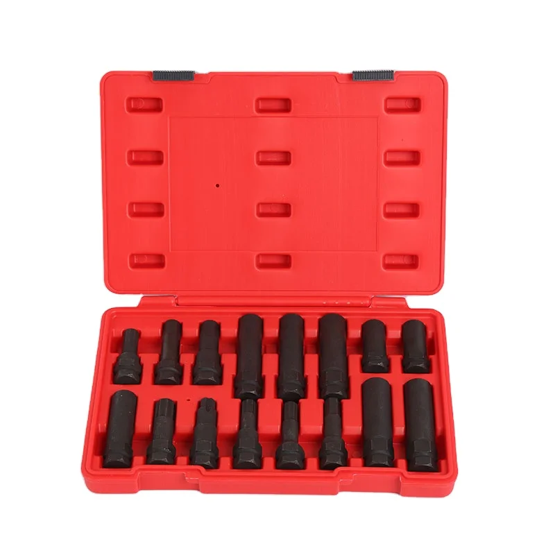 

Local stock in America! Winmax 16pcs Locking Lug Nut Master Key Set Wheel Lock Removal Tool Kit