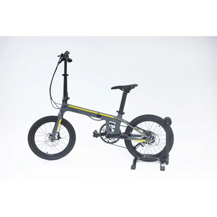 

9 speed 20 Inch carbon folding bike Portable Fitness customizable foldable bike