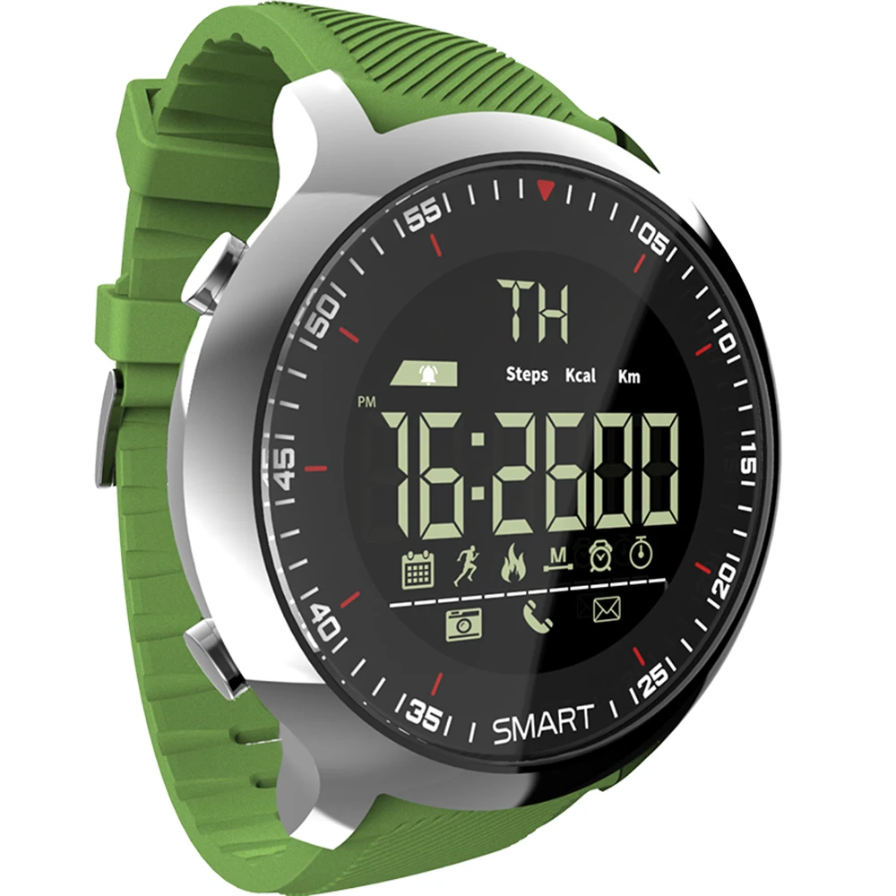 

LOKMAT MK18 IP68 Waterproof pedometers Sport BT 4.0 smartwatch digital Message Reminder for Men Smart Watch