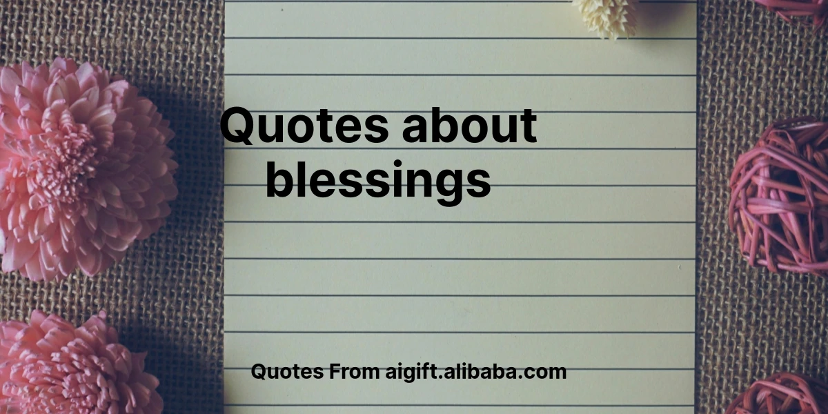 quotes about blessings