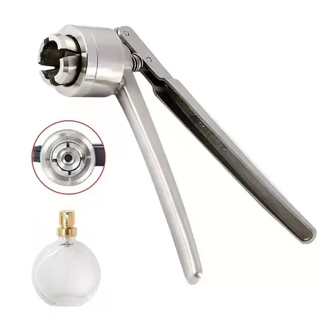 

Handheld Silver Steel 13mm/15mm/20mm Perfume Crimp Bottle Sealing Machine Perfume Spray Nozzle Crimping Tool