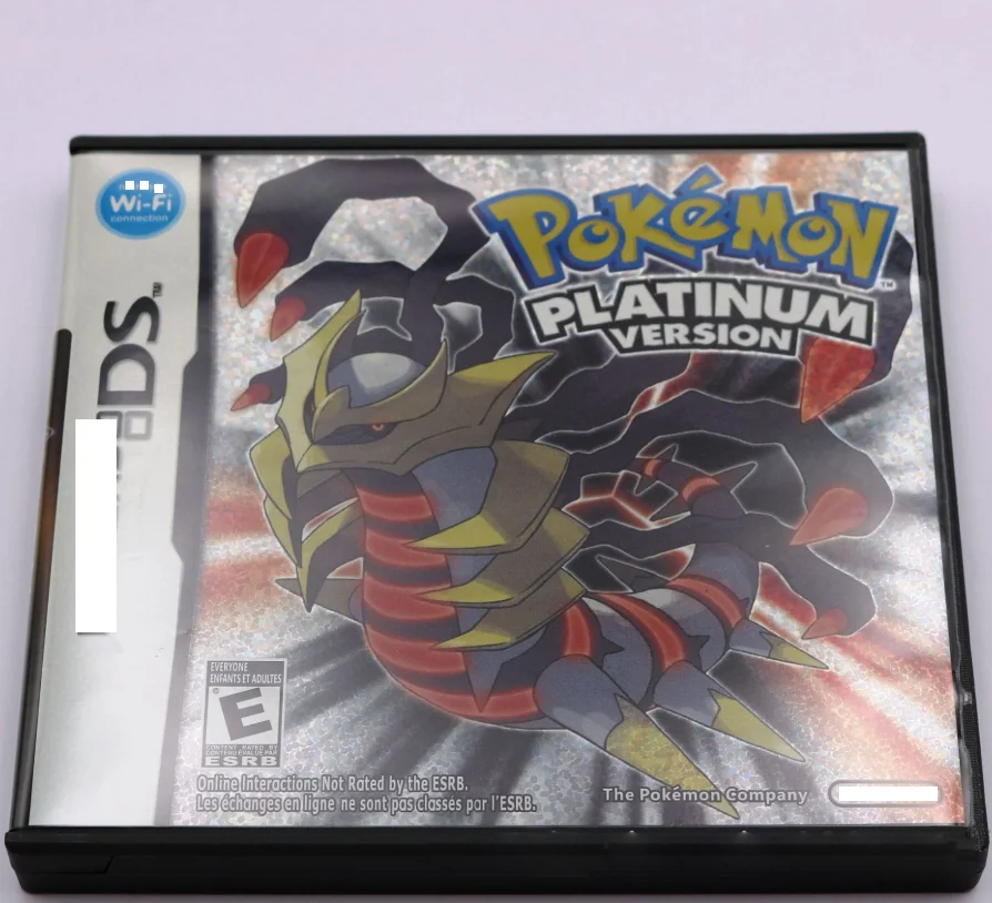 

Free Shipping Pokemon Platinum game cartridges for DS Complete retail Boxed for NDS for 3DS Lite english language, Colorful