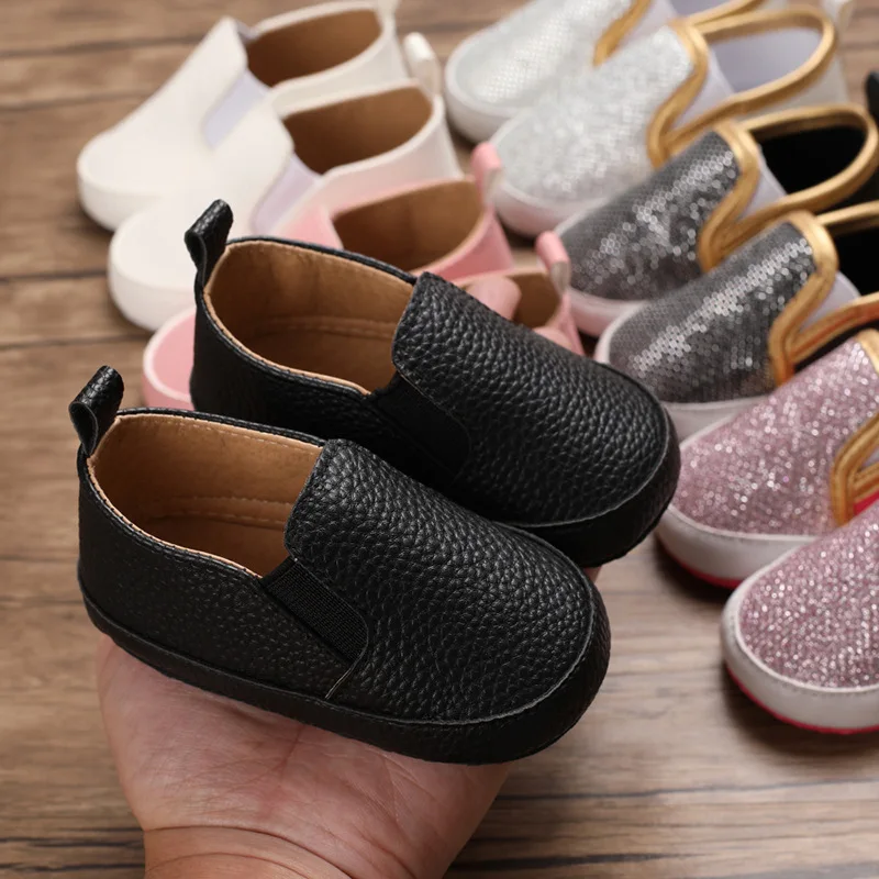 

Fancy Soft Sole Walking Shoes Newborn Baby Prewalker Shoes For Boy And Girls