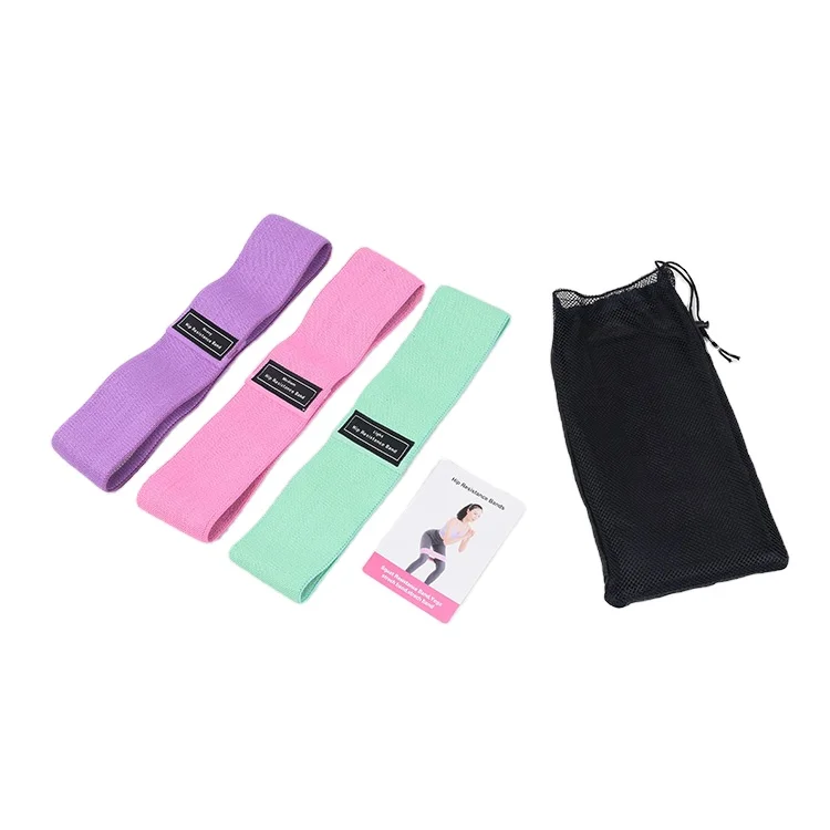 

Hot Sell Non-rolling Hip Circle Resistance Band Oem Odm Fabric Resistance Booty Band, Customized color