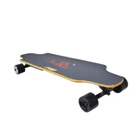 

Fast speed 36v dual motor 600w*2 four wheel bamboo and maple longboard electric skateboard