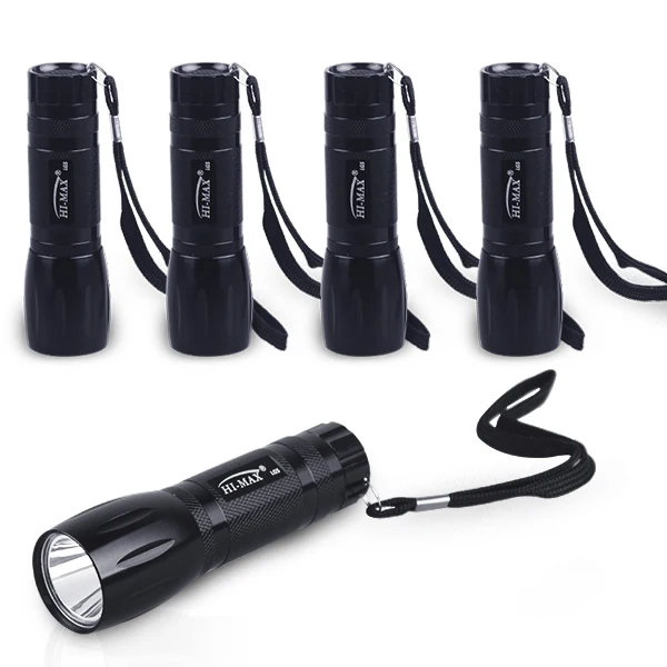 

HI-MAX LED Flashlight Small Promotion Gift Special Price Mini Torch, Black