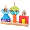 Educational Wooden Toy block, Shape Color Block Sun & Moon Day & Night Pillar Blocks Early Learning Baby Kids gifts