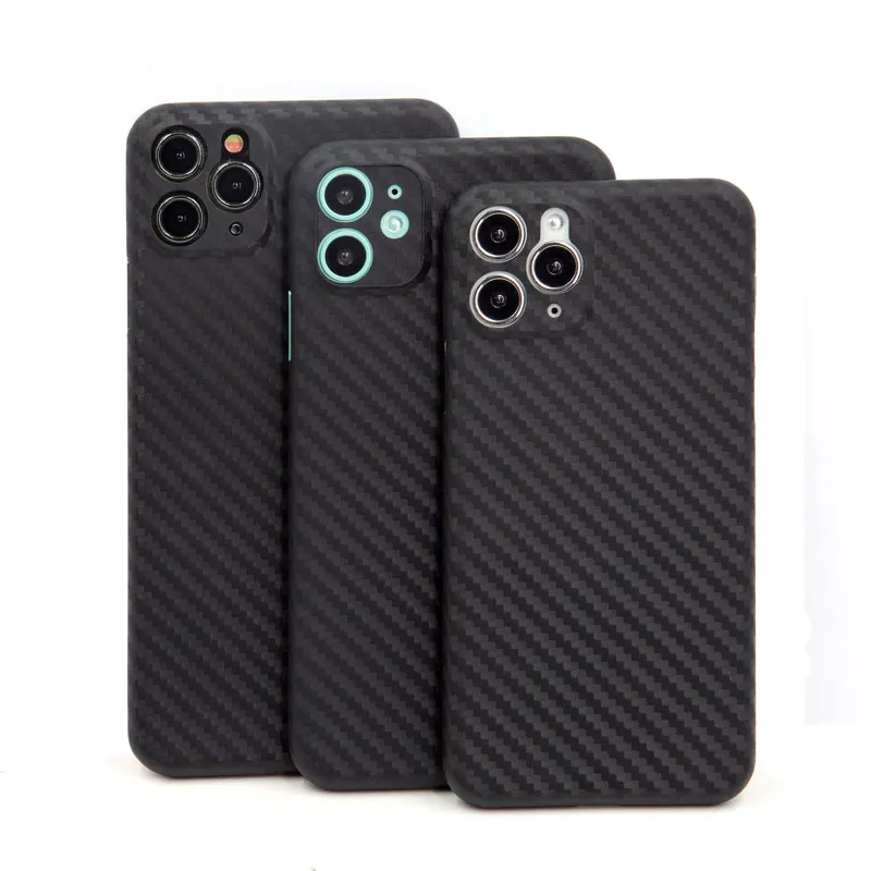 

private mold for iPhone 12 pro max carbon fiber case excellent grip no loose for iPhone 12 pro carbon fiber case, Frosted white, frosted black, solid black