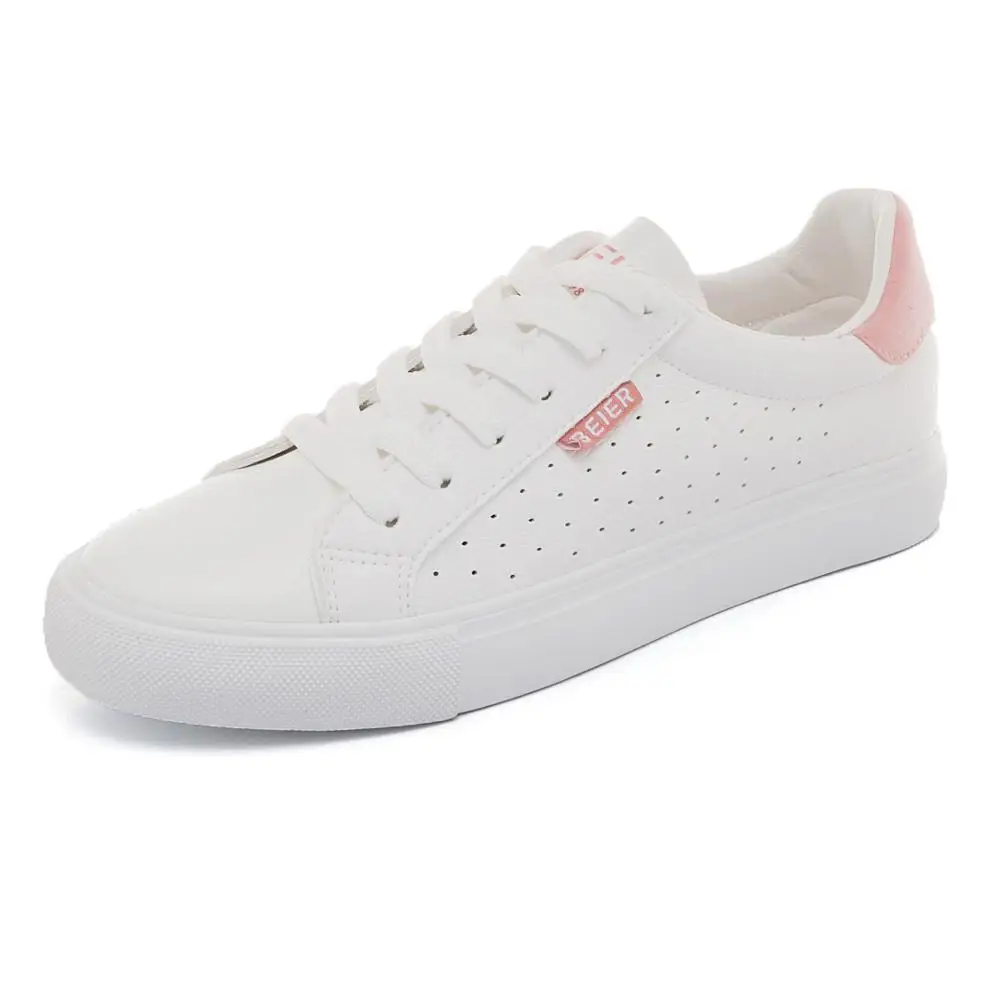 

High Quality Customized 3 Colours Lace-Up Type Hidden Heel Women casual Shoes