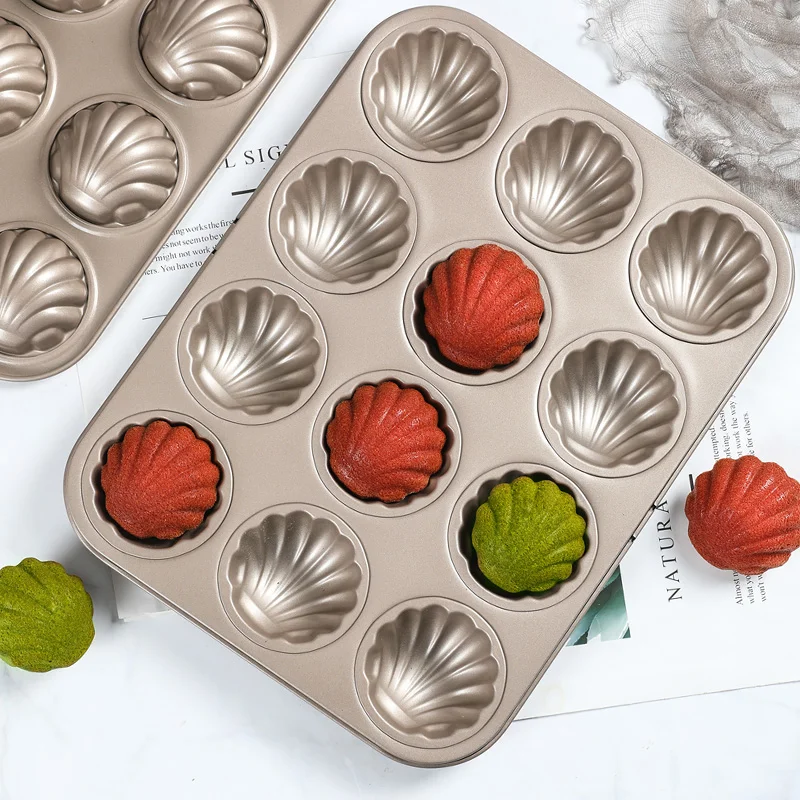 

Hot Sell Non-stick Madeleine Pan Shell Mould for Madeleine Cake Pan