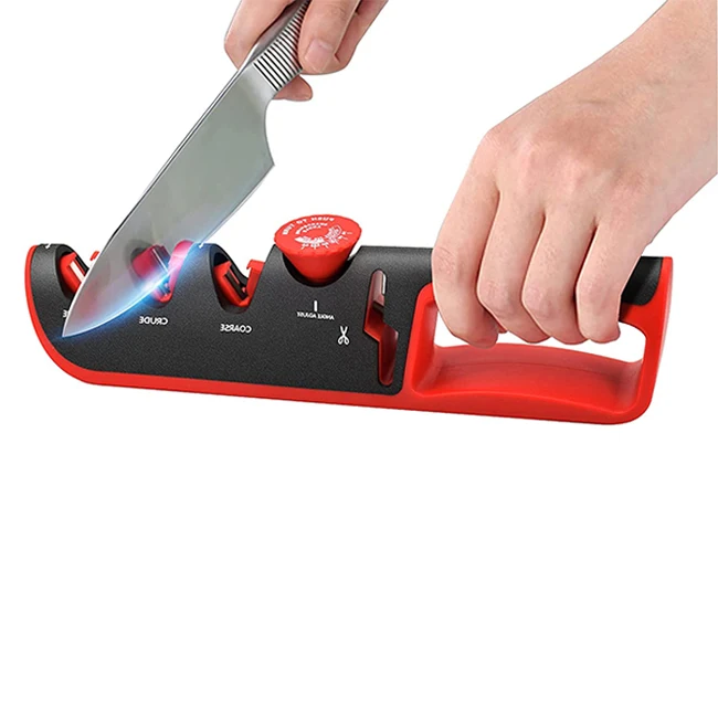 Professional Manufacture Scissors Knife Chef Kitchen Adjustable Scissor Sharpener