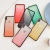 New Clear Transparent TPU Soft Colorful Clear Cover Case for iPhone X/XS/XS max/XR Gradual Change Case