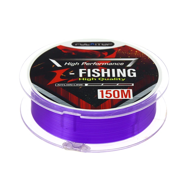 

Candy color monofilament fishing line smooth customizable soft fishing lines nylon monofilamento, 8 colors