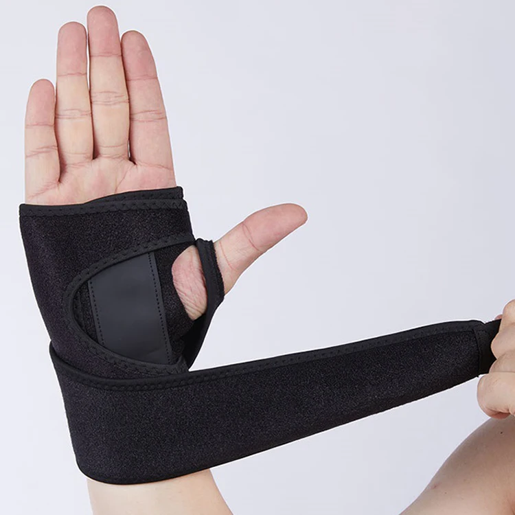 

Manufacturers wholesale outdoor sports steel plate palm fixed removable adjustable wrist protector