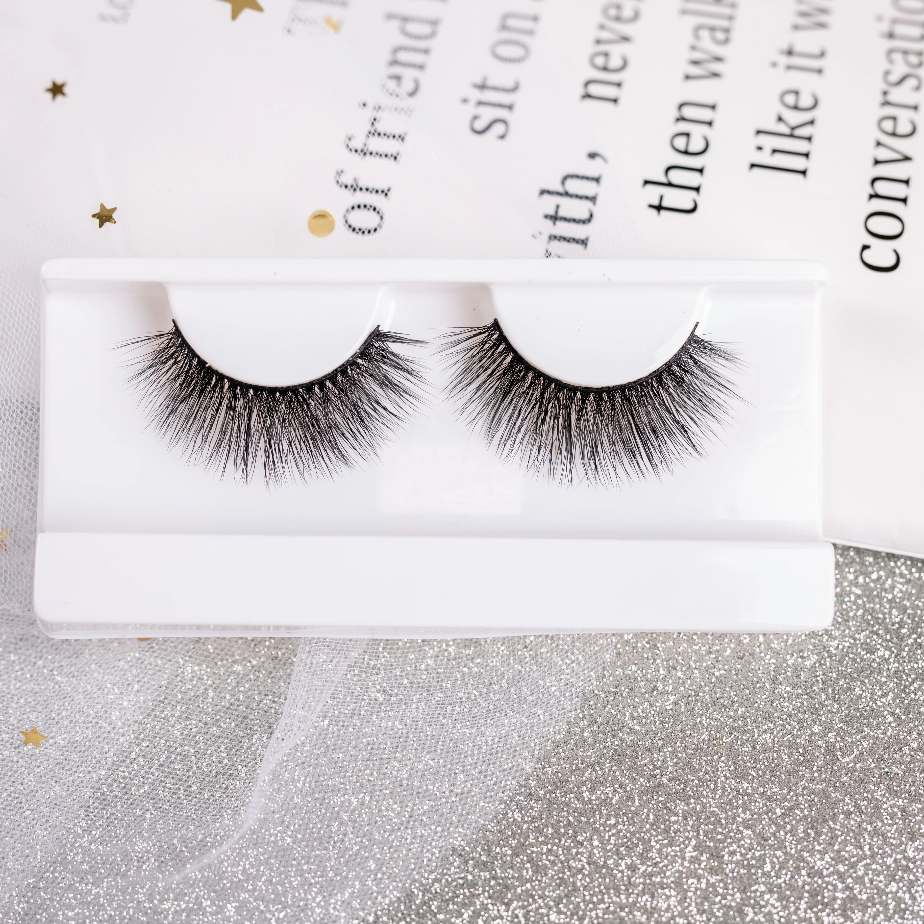 

wholesale bicz vendor cruelty free eyelashes top quality fluffy faux mink eyelash