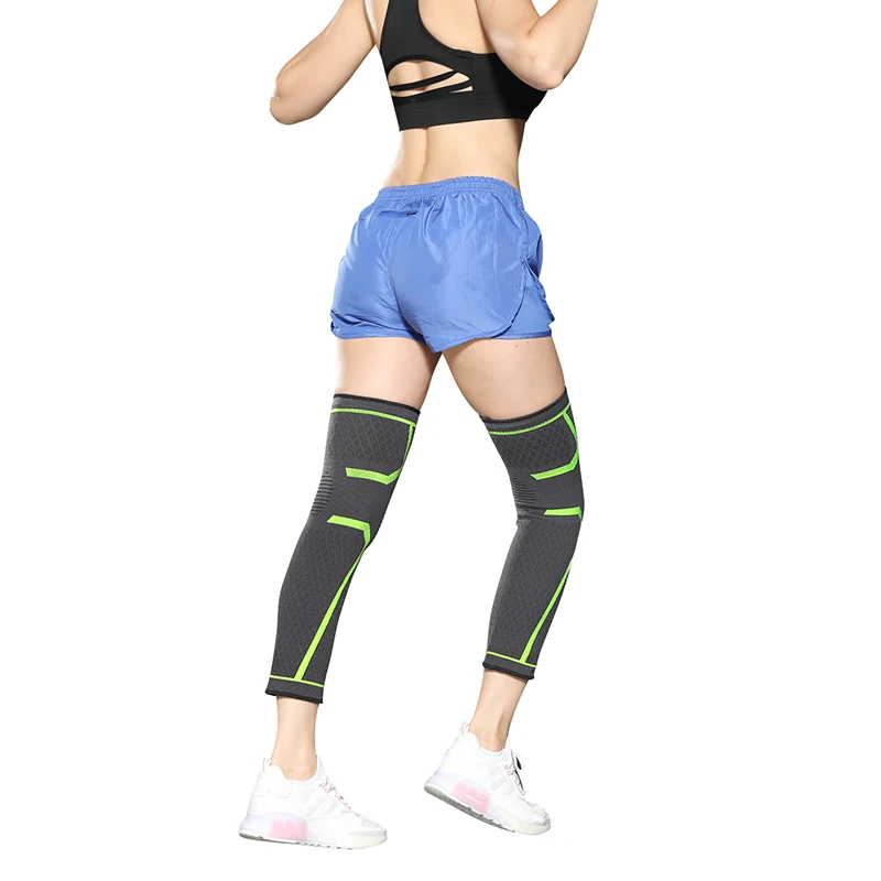 

2020 New Arrivals Knitted Elastic Knee Supporter Brace For Running Fitness Sports Knee Support Pads, Customized color