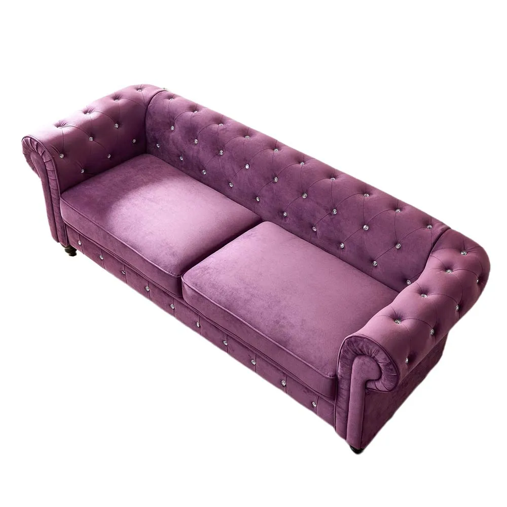 

Modern sofa nordic high quality living room loveseat and sofa modern purple velvet sofa