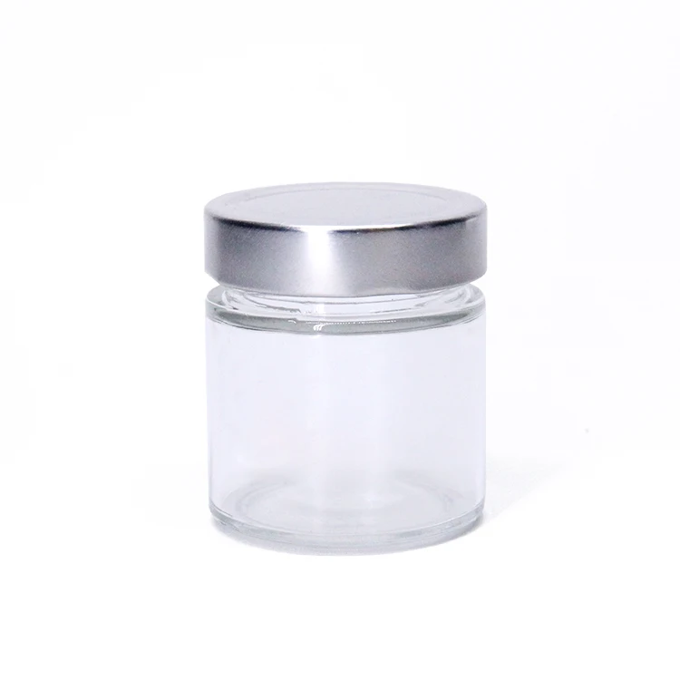 

Fashion Style 2.2L 74.4oz Pickle Airtight Custom Clear Glassware honey Food Storage Jar with Ripple, Transparent