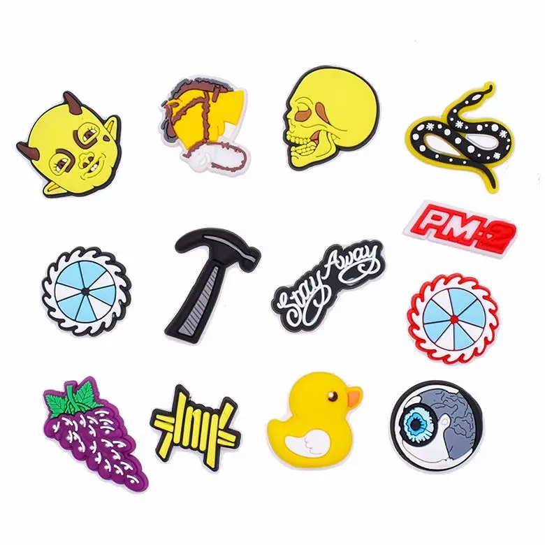 

Latest arrive soft PVC decoration material high quality shoe accesories decoration for shoes, As pic