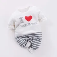 

2019 Newborn Baby Clothing Toddlers 100% Cotton Long Sleeves Unisex Romper Jumpsuit