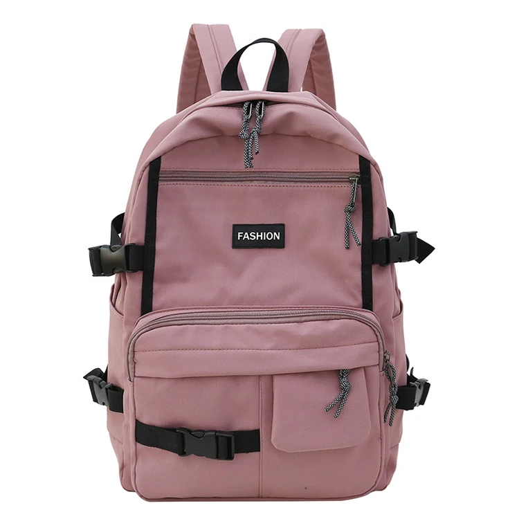 

Multifunction Double Zipper Women Backpack Teenager Girls Laptop Backpack Student Shoulder Bag Korean Style Schoolbag