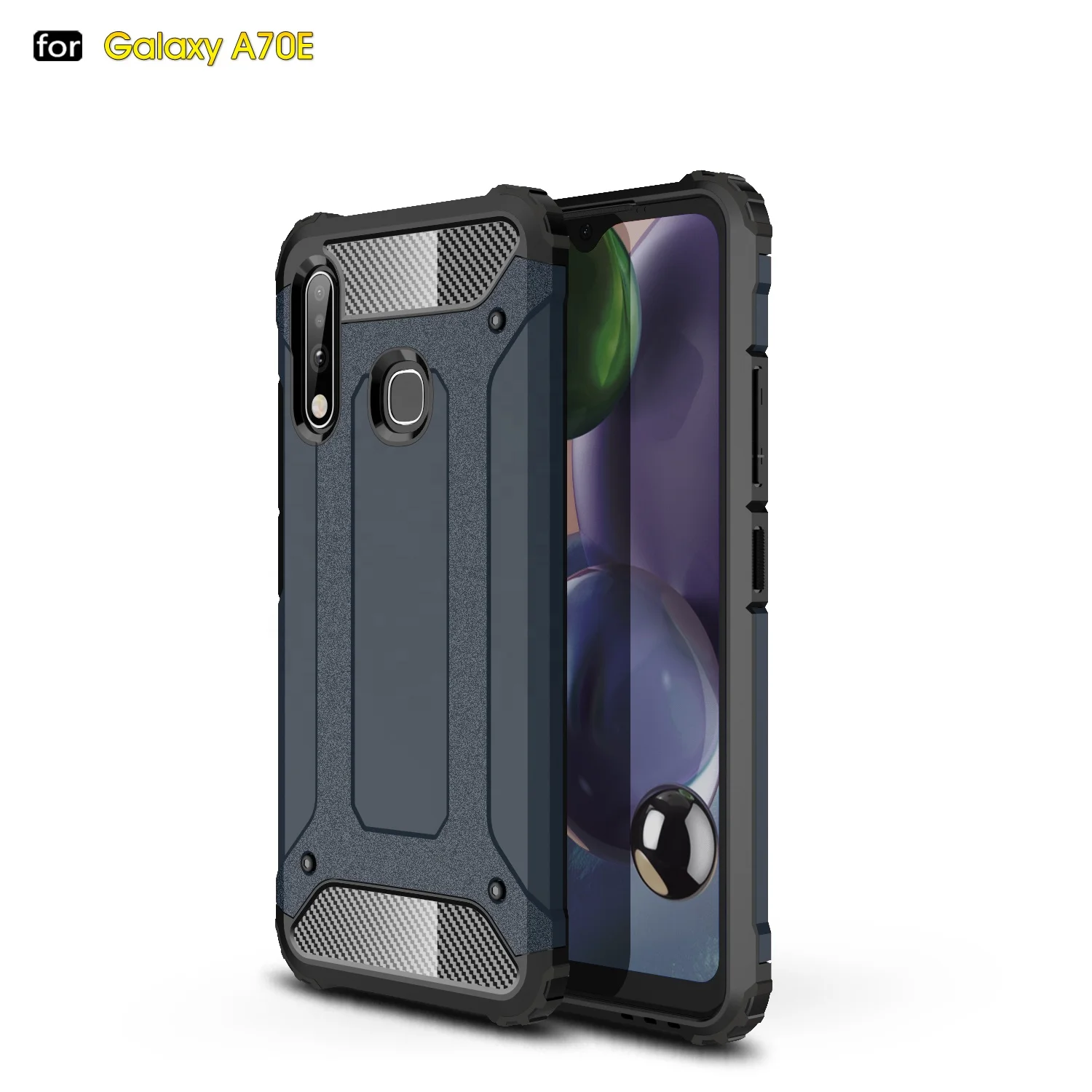 

2020 Luxury 2 in 1 Double Protective Anti-Shock Cell Phone Cover for Samsung Galaxy A70e Case, Multi options