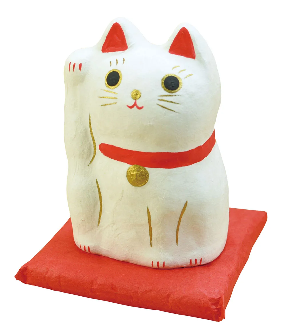 
MANEKI lucky cat Paper Mache, Popular Gift among foreigners 