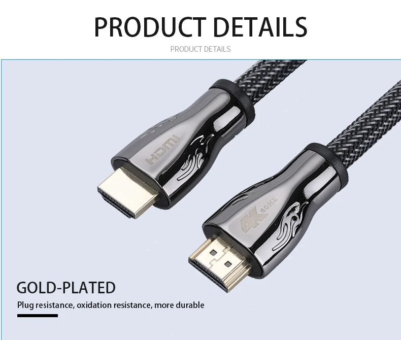 Manufacturers produce 4K hd 2.0 version hhdmi cable audio cable for computer TV - ANKUX.COM