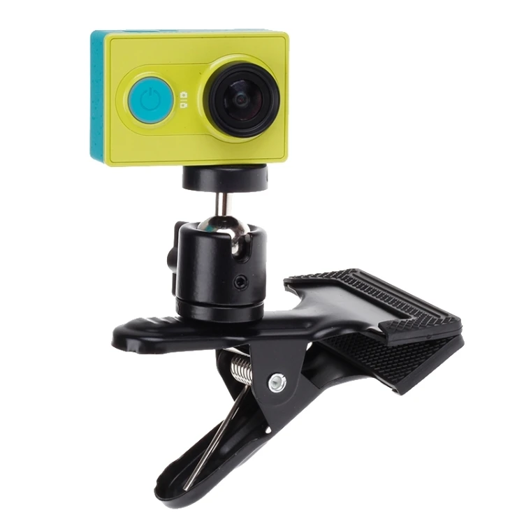 

Factory Price OEM Customized 360 Degree Rotation Backpack Hat Clip Fast Clamp Mount for Xiaomi Yi Sport Cameras