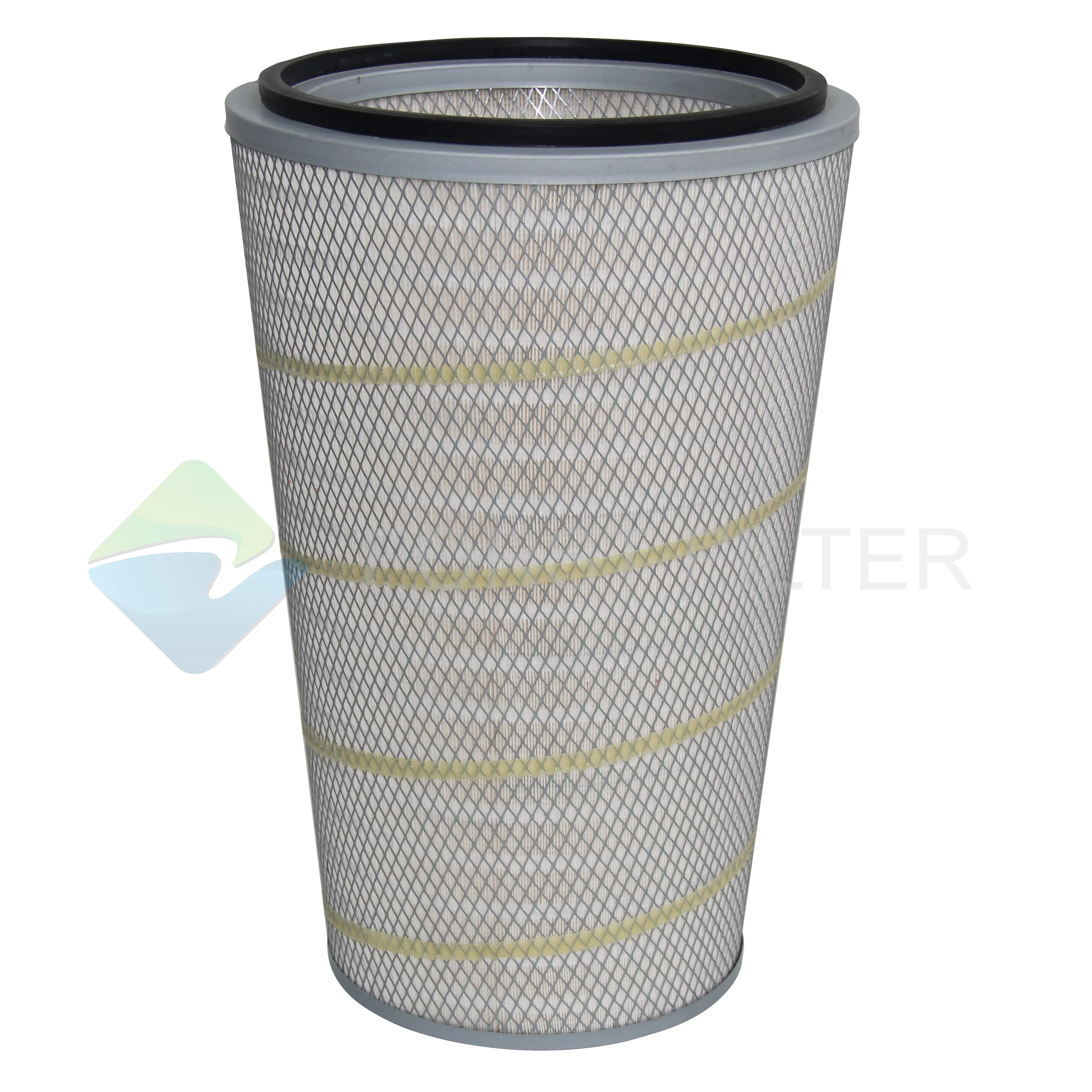 Power Station Industrial Dust Collector Gas Turbine Intake Pleated Filter Conical Cellulose Air Filter Cartridge